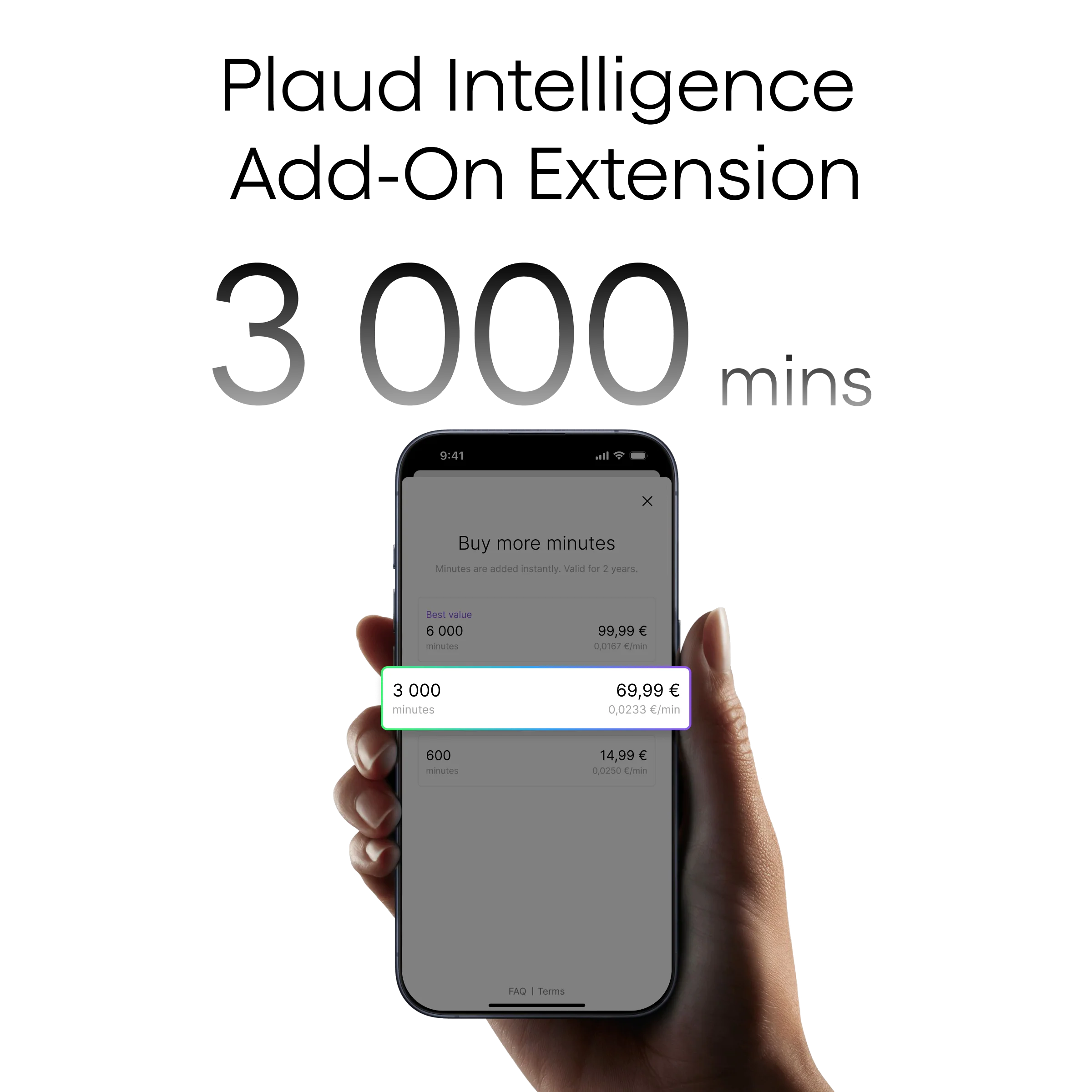 Plaud Intelligence Add-On Extension（6 000 / 3 000 / 600） - Image 3