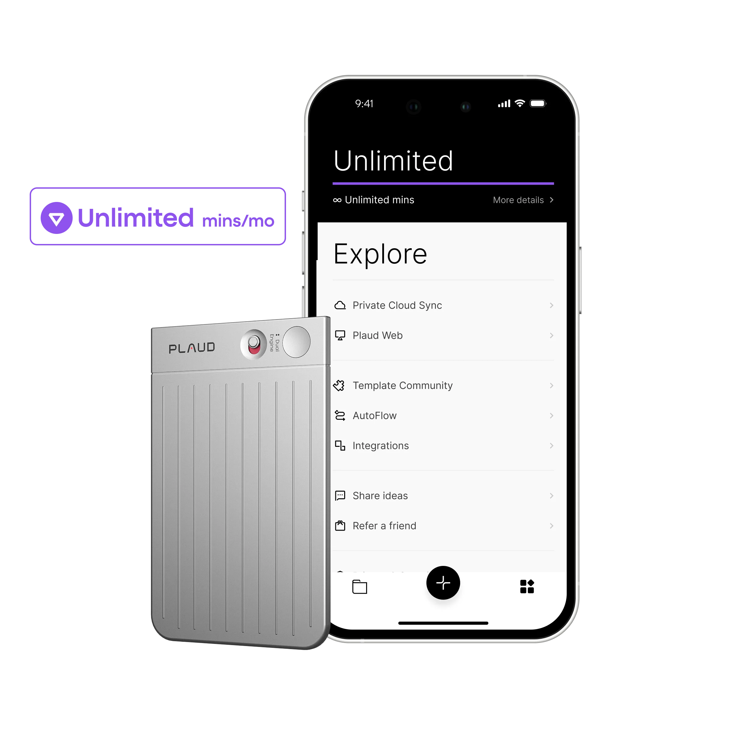 Plaud Note & 2 AI Annual Unlimited Plan - Image 5