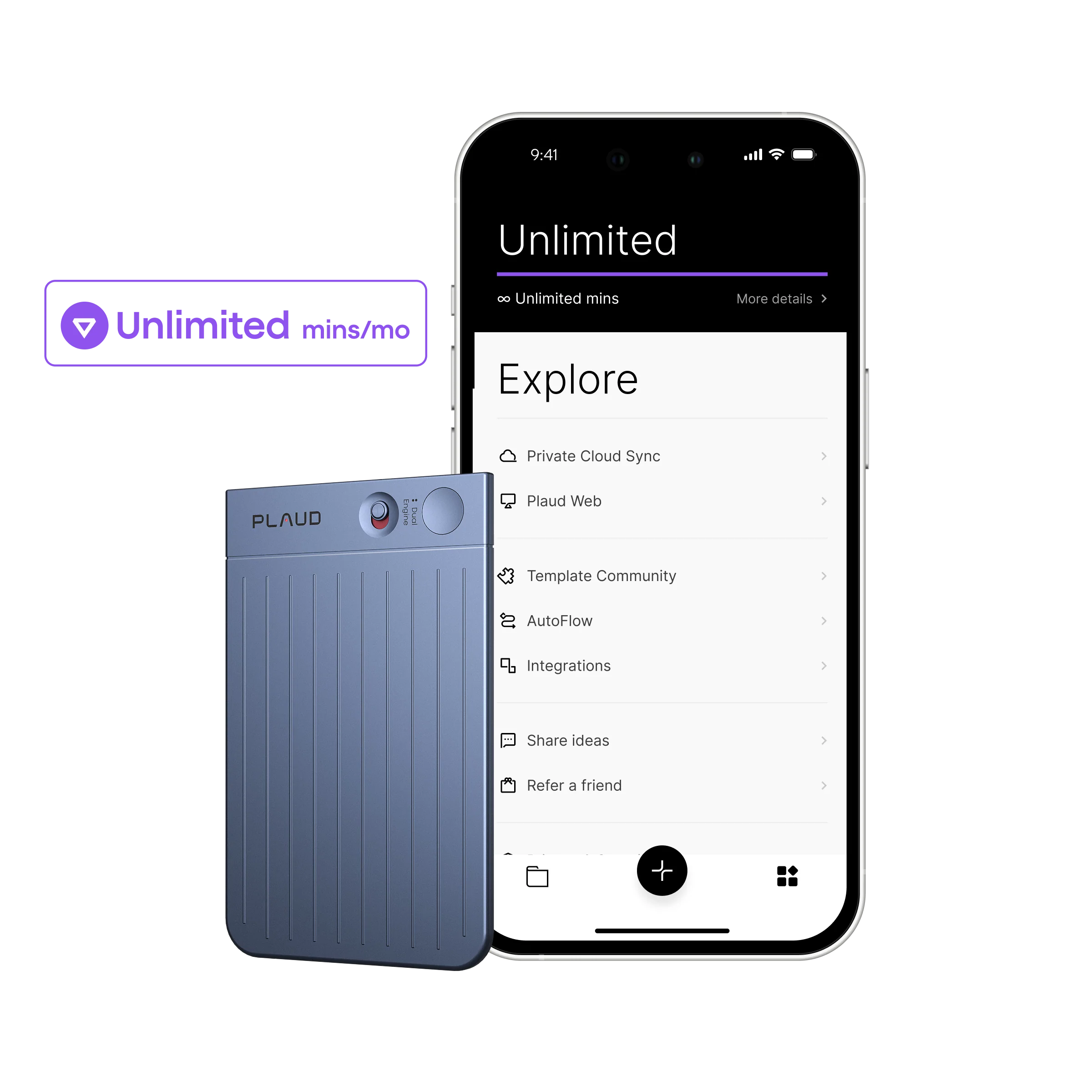 Plaud Note & 2 AI Annual Unlimited Plan - Image 7