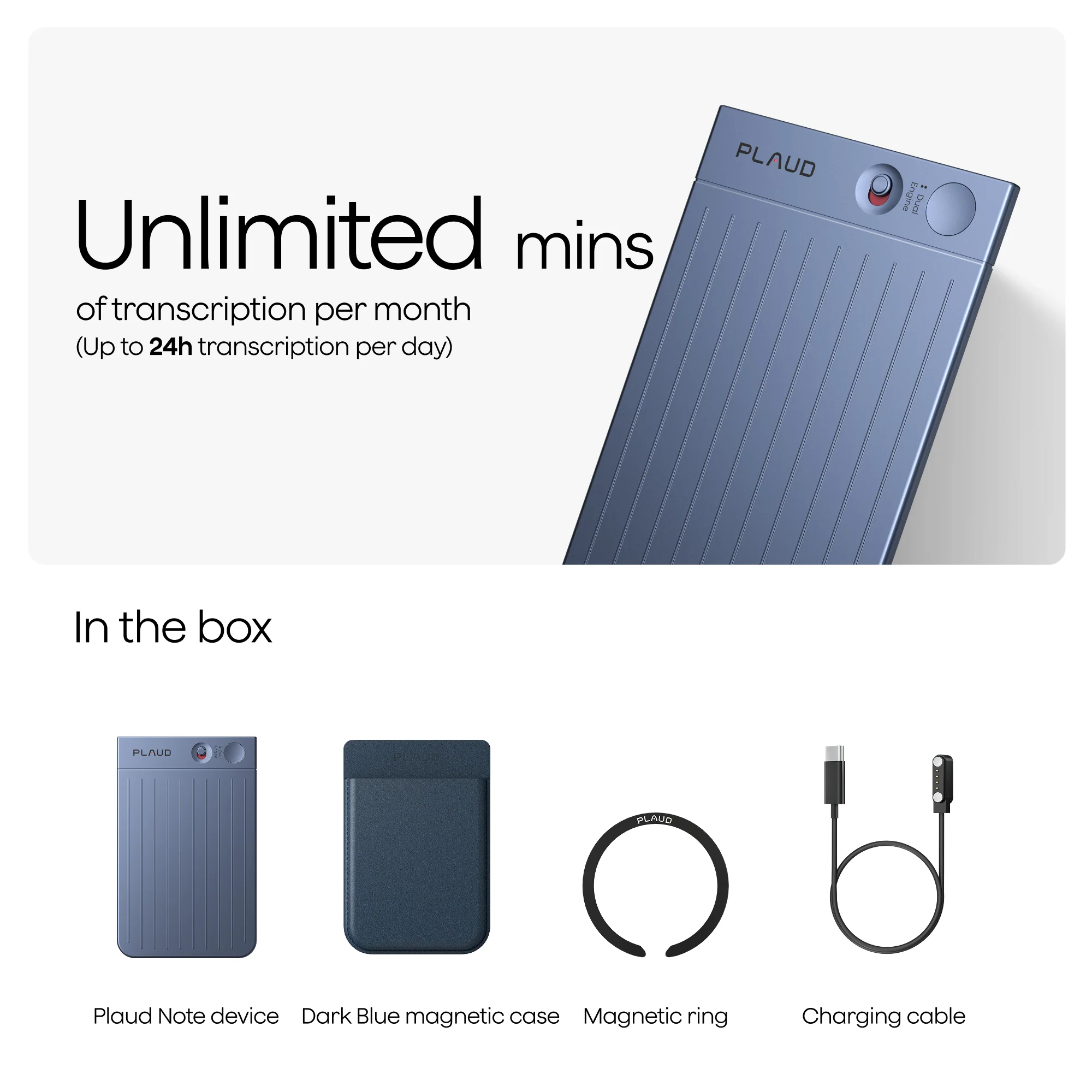Plaud Note & 2 AI Annual Unlimited Plan - Image 8