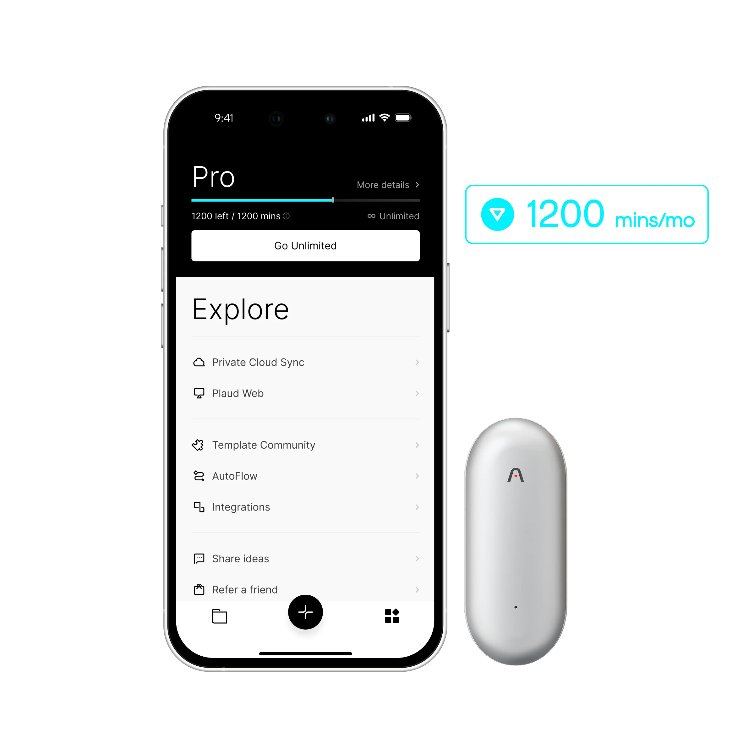 Plaud NotePin & AI Annual Pro Plan - Image 3