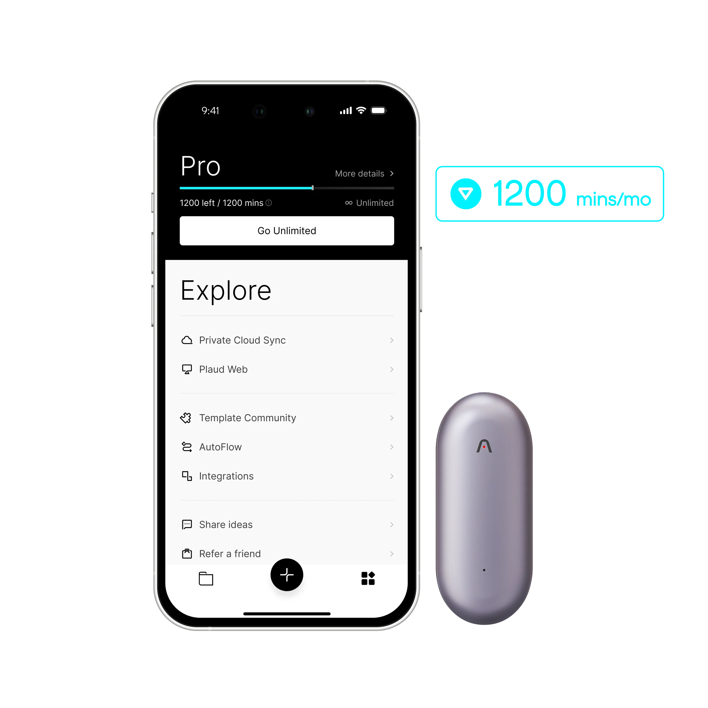 Plaud NotePin & AI Annual Pro Plan - Image 5