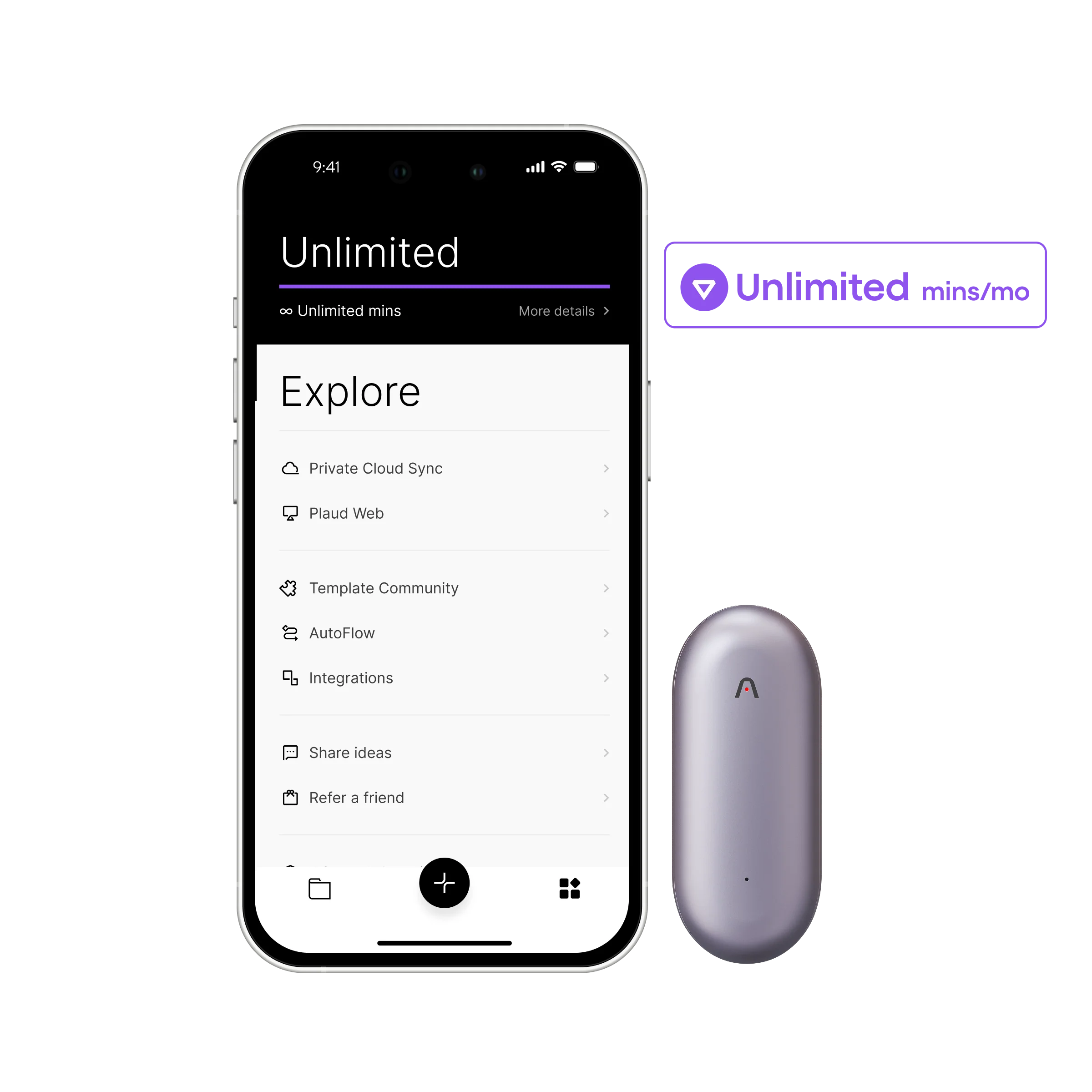 Plaud NotePin & 2 AI Annual Unlimited Plan - Image 5